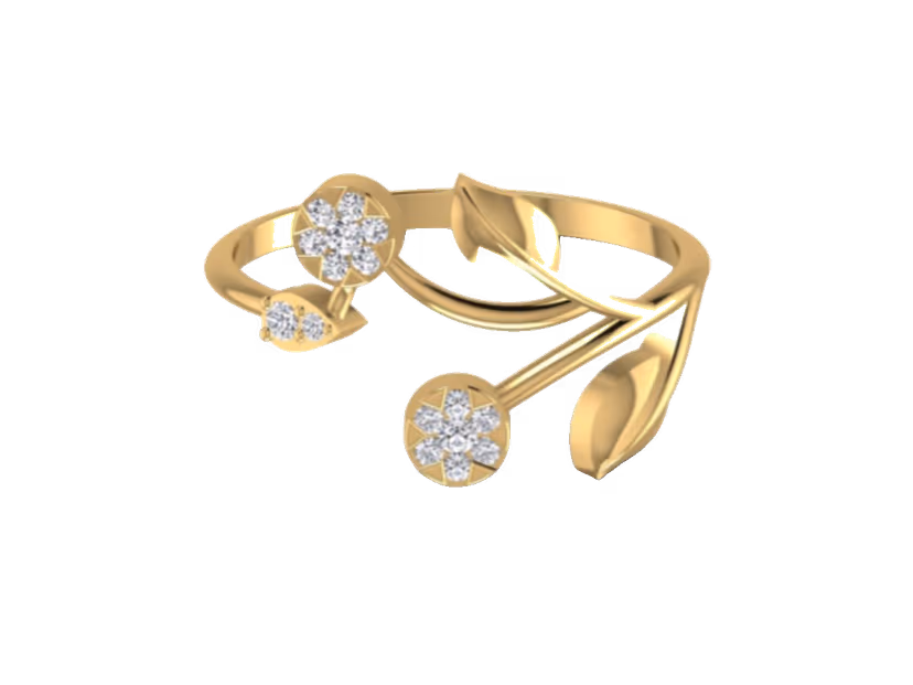 Contemporary refined ring