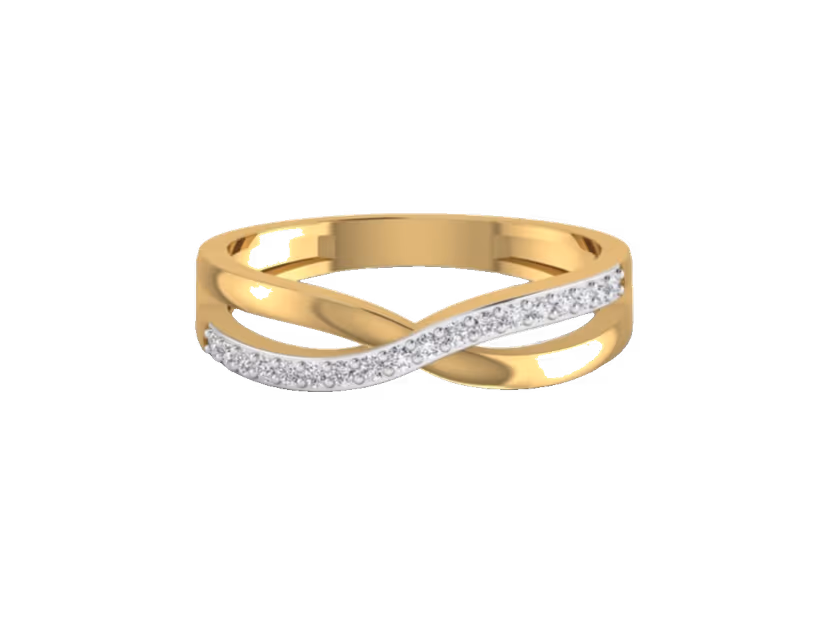 Sleek fine jewelry ring