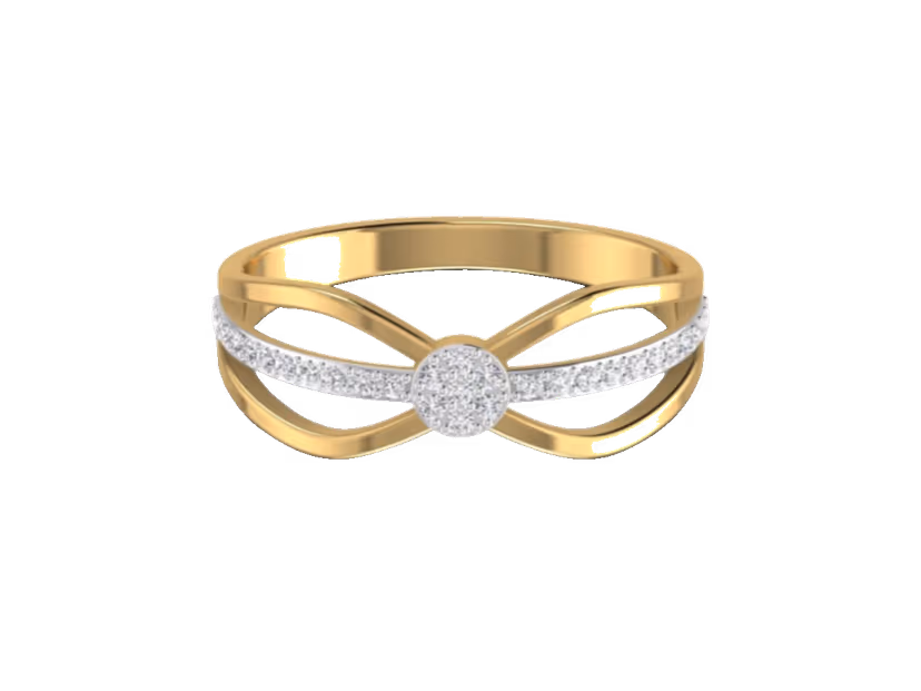 Crossover Twin Pavé Band