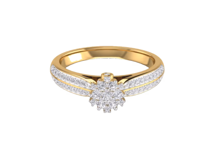 Minimalist statement ring