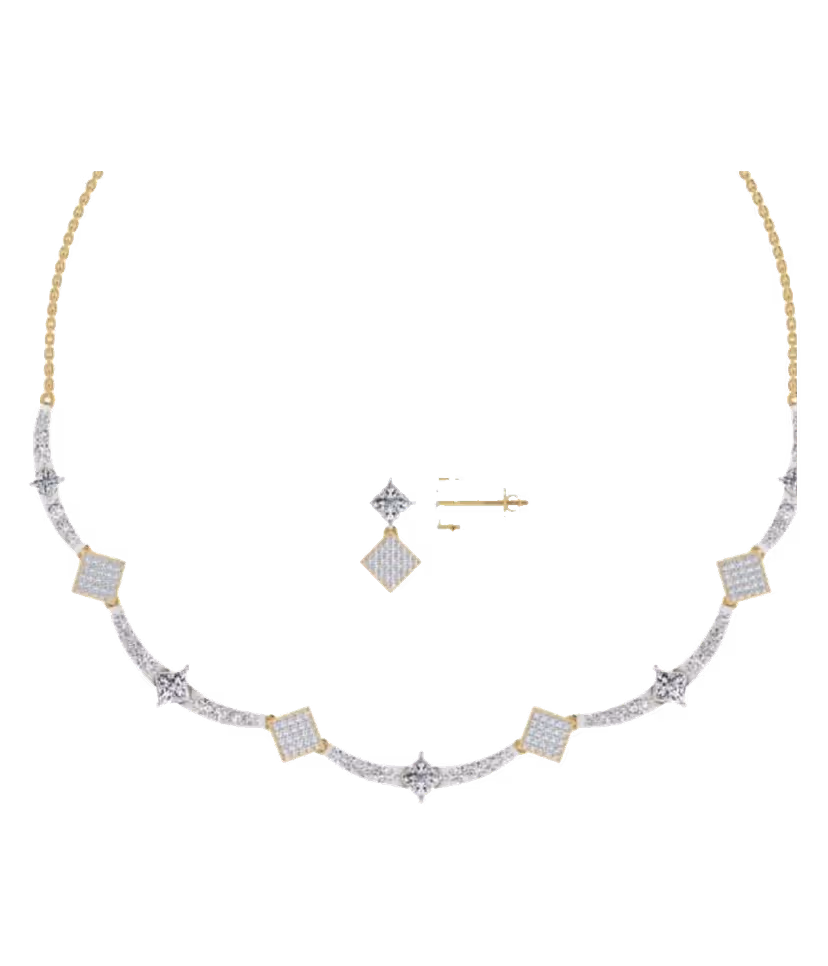 Geometric Station Pavé Chain