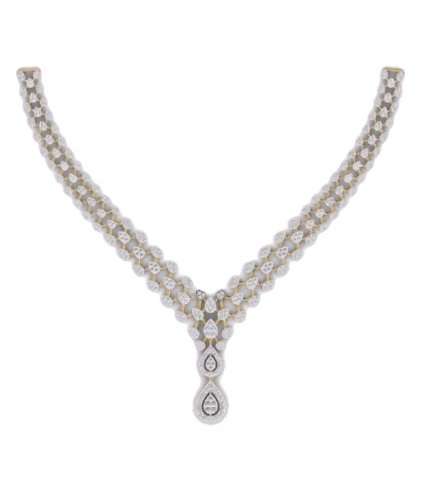 V-Shape Double-Row Necklace