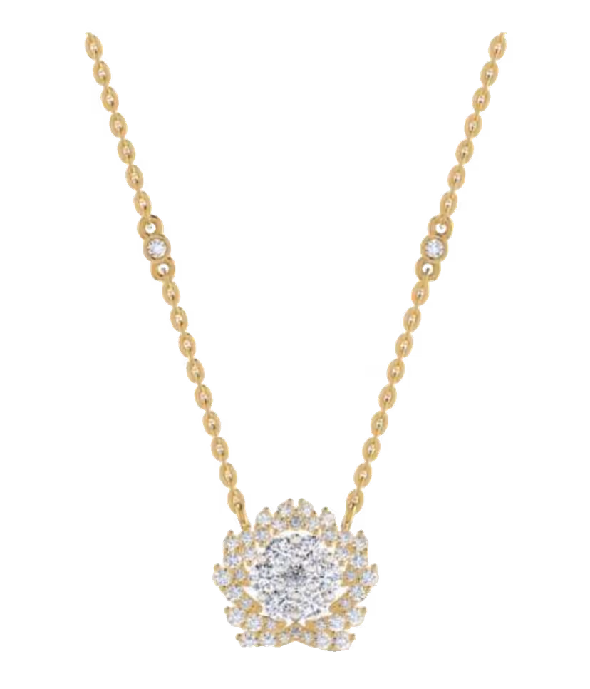 Round Center Medallion Tennis