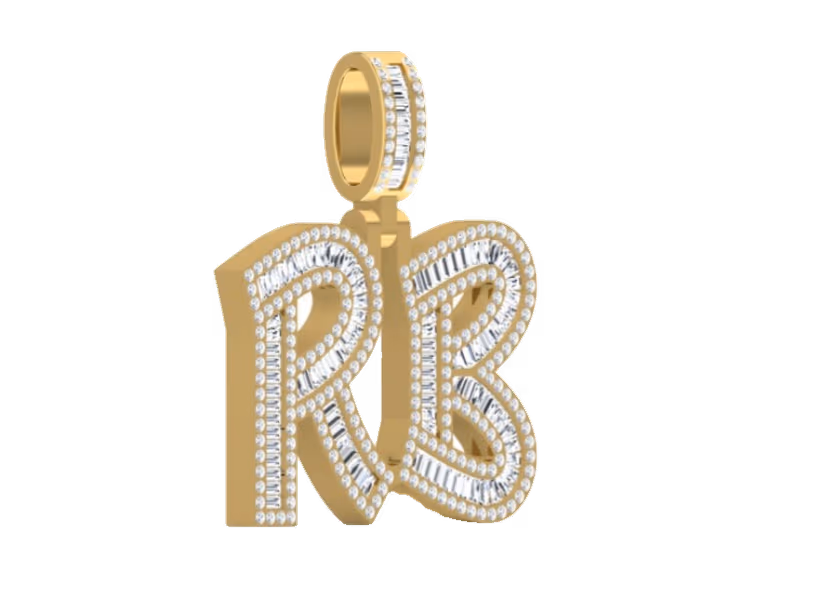 Custom Initial Pendant — RB