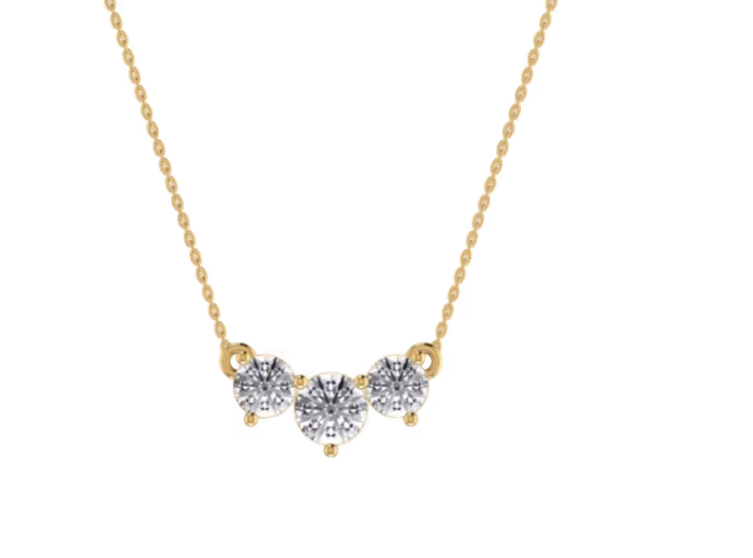 Three-Stone Bar Pendant