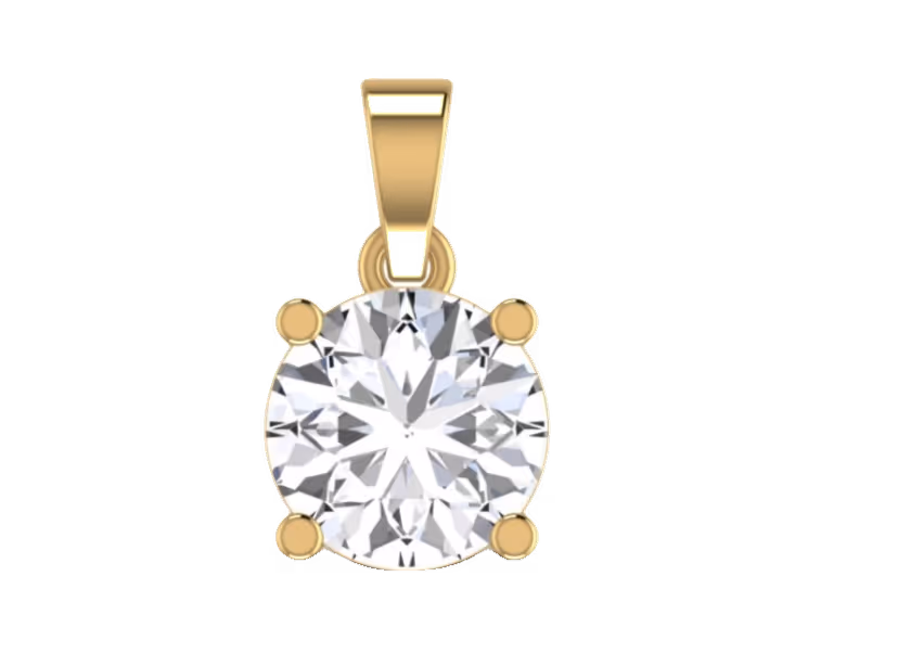 Round Six-Prong — 1ct