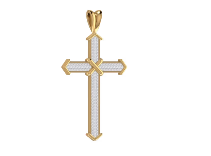 Diamond Cross Pendant