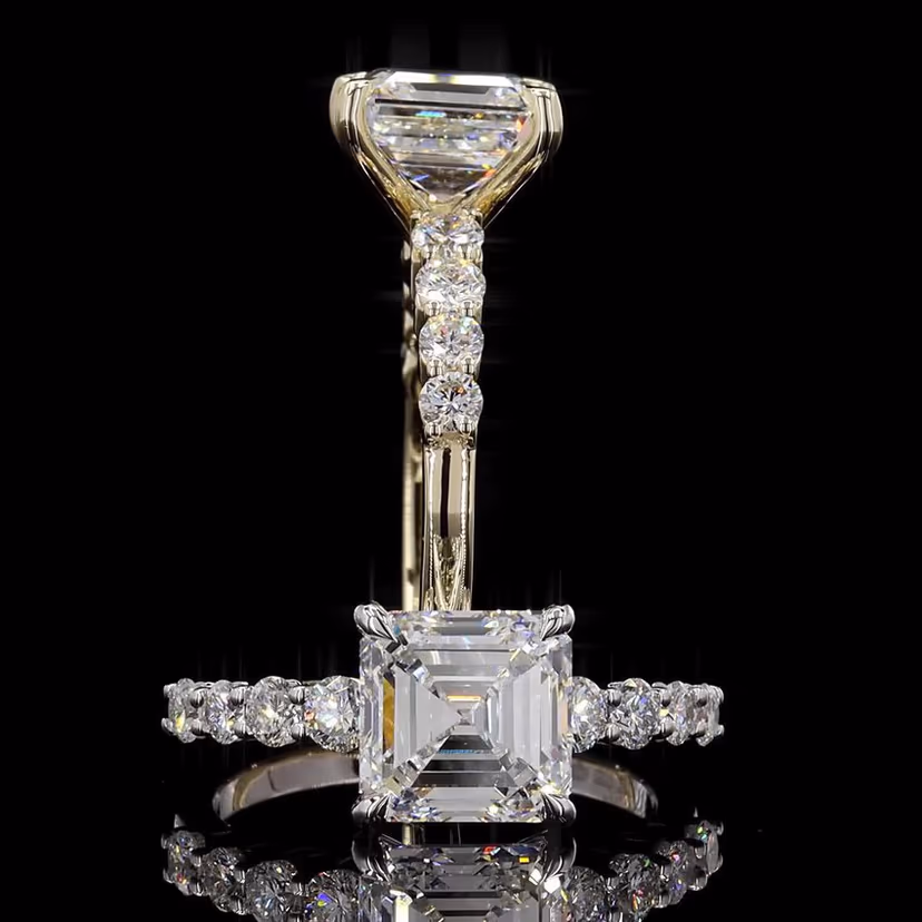 Asscher 3.00ct Solitaire