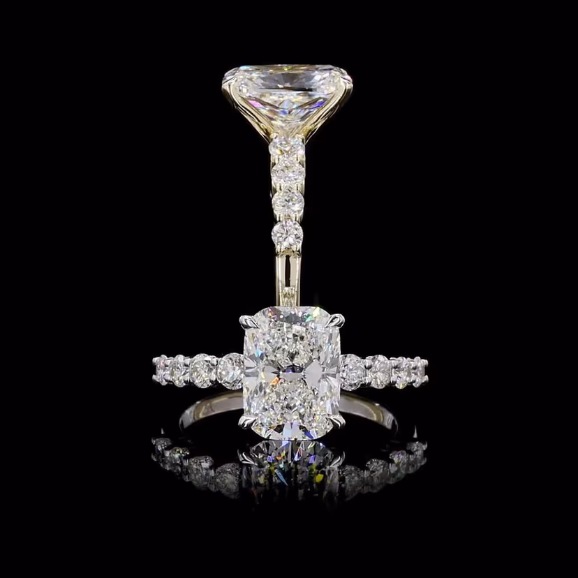 Long Cushion 3.00ct Solitaire