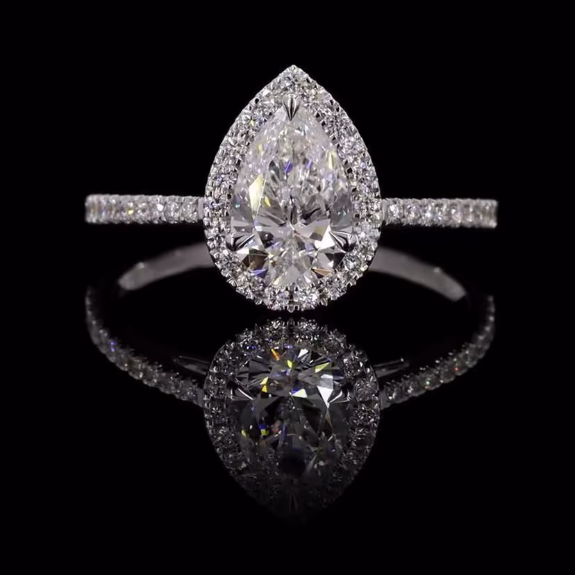 Pear 1.00ct Solitaire