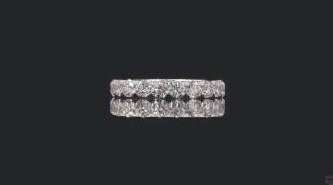 LBD902-RD-V1 lab-grown diamond band, 14KT