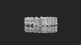 LBD912 lab-grown diamond band, 14KT