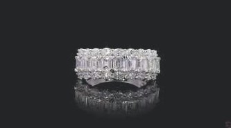 LBD914 lab-grown diamond band, 14KT