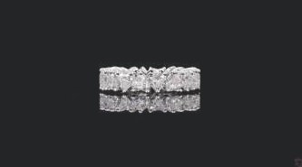 LBD916 lab-grown diamond band, 14KT