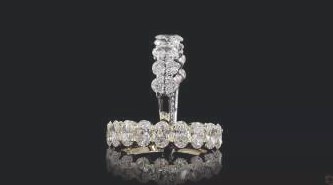 LBD921-OV200 lab-grown diamond band, 14KT