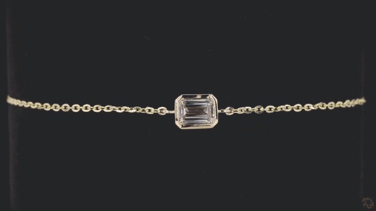 LBR921-EM050 lab-grown diamond fashion piece, 14KT