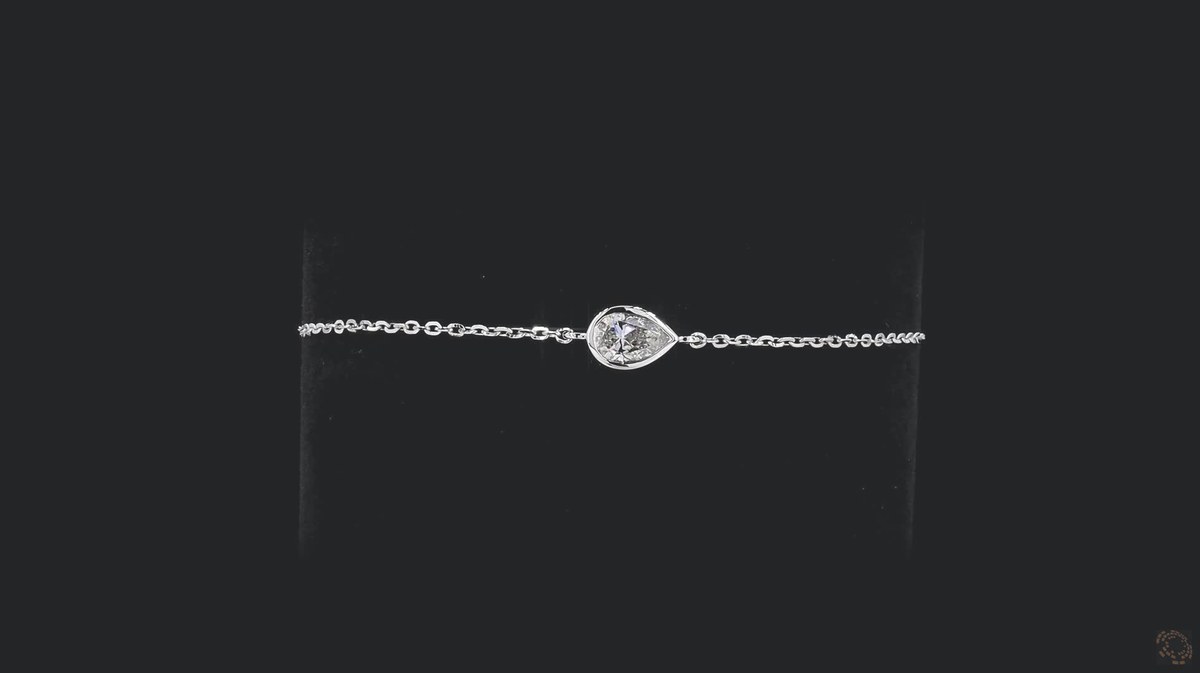 LBR921-PE050 lab-grown diamond fashion piece, 14KT