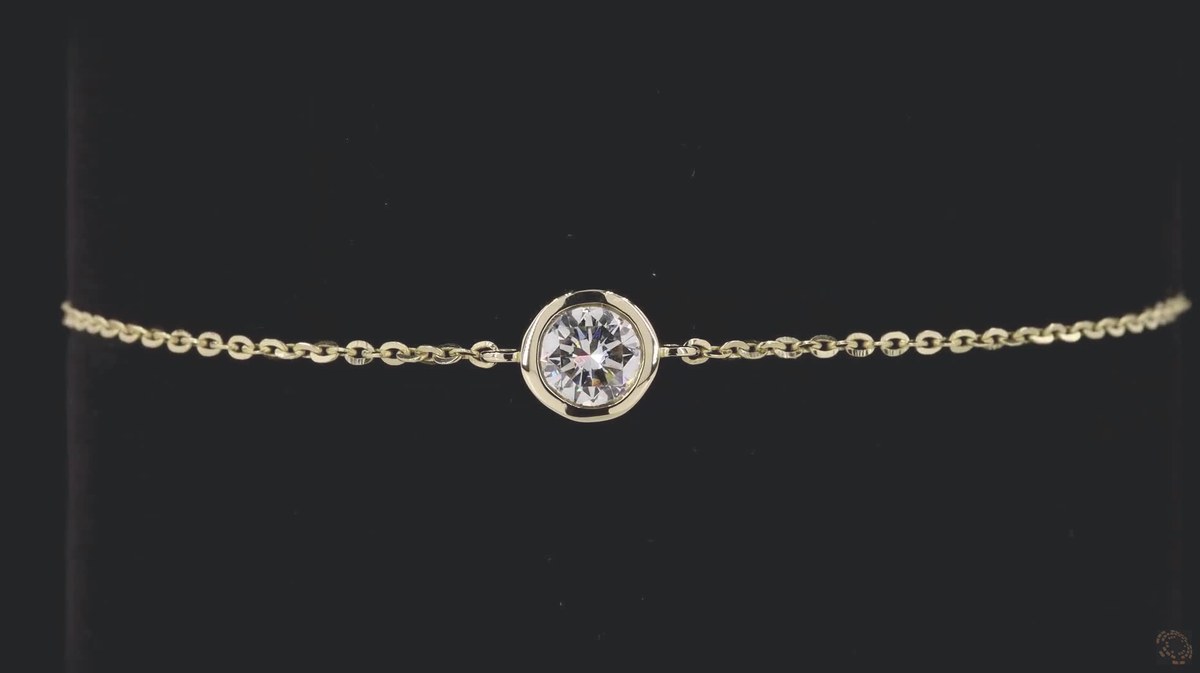 LBR921-RD050 lab-grown diamond fashion piece, 14KT