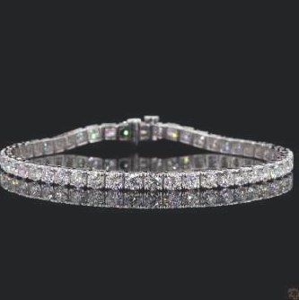 LBR930-RD700 lab-grown diamond tennis bracelet, 14KT